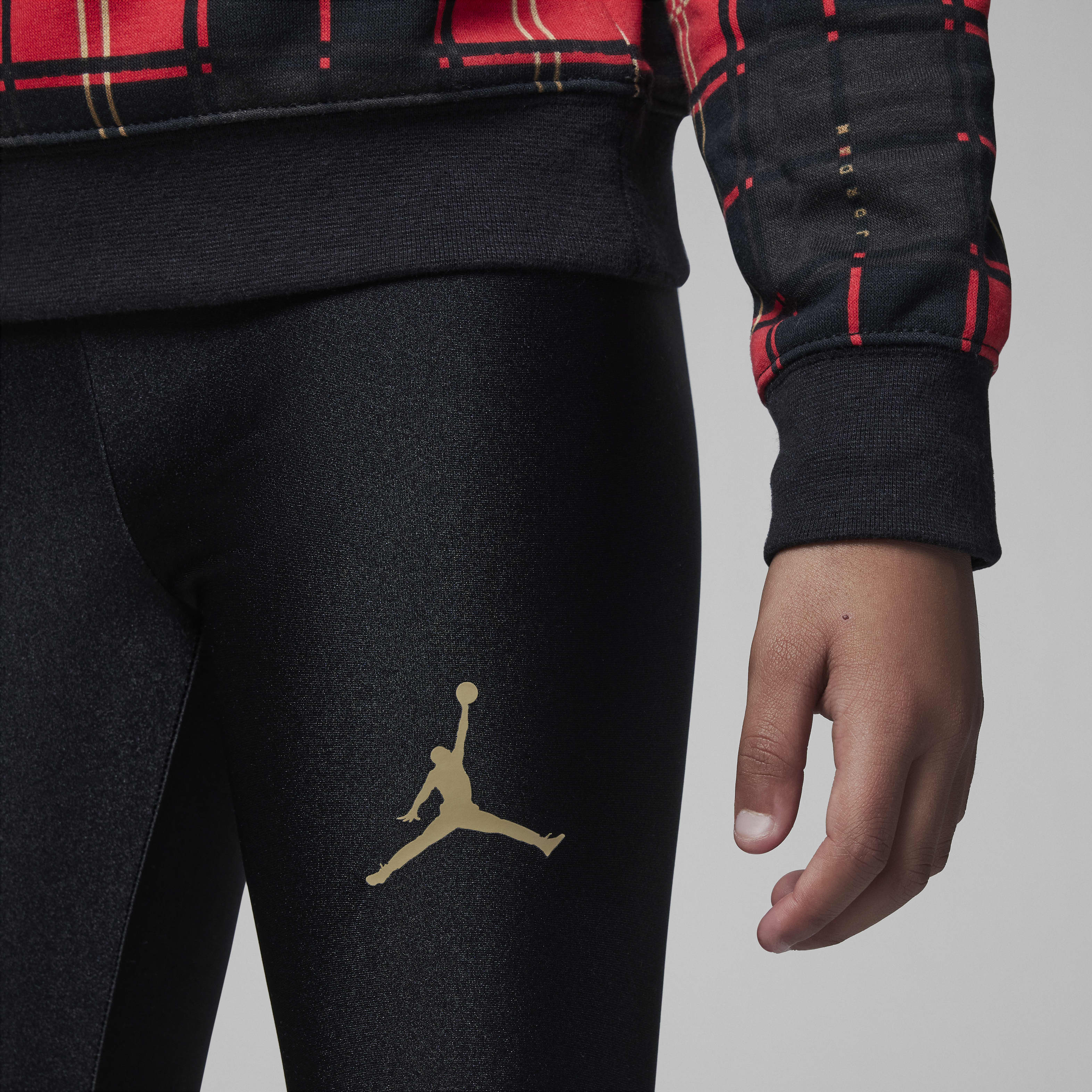 Nike Jordan Flight Checked Shine Leggings Set Younger Kids King s Cross